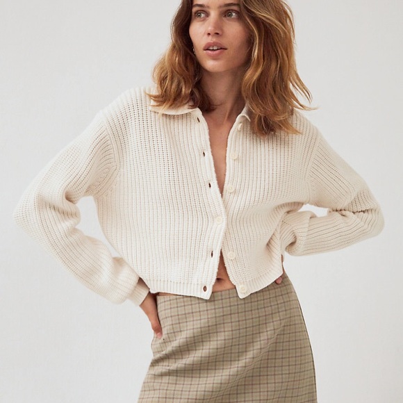 NWT Aritzia Wilfred Nasim Sweater in Heather Trace Size XXS - Picture 2 of 9